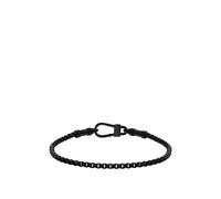 Armband BOSS "LIAM", schwarz, Armbänder, Herren, 19cm, Edelstahl, Armband (64953324-0) schwarz