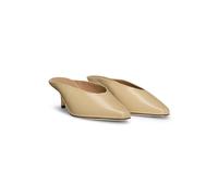 BOSS Hinten offene Mules aus Nappaleder - Style Charlize_Mule50_NA, 50536294 Hellbeige 35