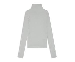 BOSS Hochgeschlossenes Top aus softem Jersey - Style Elavu, 50550639 Hellgrau XL