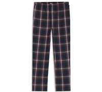 BOSS Pyjama-Hose aus Baumwoll-Mix mit tonalem Karo-Muster - Style Holiday Pants, 50550764 Dunkelblau / Rot L