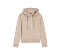 BOSS Hoodie aus Baumwoll-Mix mit Reißverschluss und Double-B-Monogramm - Style Shiny B_Jacket H., 50557275 Hellbeige L