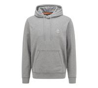 BOSS Hoodie aus Baumwoll-Terry mit Logo-Aufnäher - Style Wetalk, 50468445 Grau S