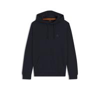 BOSS Hoodie aus Baumwoll-Terry mit Logo-Aufnäher - Style Wetalk, 50509314 Dunkelblau 4XL