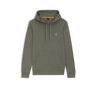 BOSS Hoodie aus Baumwoll-Terry mit Logo-Aufnäher - Style Wetalk, 50509314 Grau M