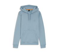 BOSS Hoodie aus Baumwoll-Terry mit Logo-Aufnäher - Style Wetalk, 50509314 Hellblau M
