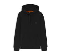 BOSS Hoodie aus Baumwoll-Terry mit Logo-Aufnäher - Style Wetalk, 50509314 Schwarz L