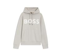 BOSS Hoodie aus Baumwoll-Terry mit oversized Logo - Style Webasic_hood, 50523074 Hellgrau L