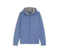 BOSS Hoodie aus Stretch-Baumwolle mit Reißverschluss - Style Mix&Match Jacket H, 50515313 Blau XL