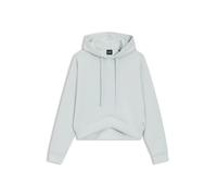 BOSS Hoodie mit abgerundetem Saum und Double-B-Monogramm - Style Evesya, 50558790 Hellblau XS
