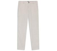 BOSS Orange Hose Herren Sanderson – Regular Fit Leinen-Mix Hellgrau 33/32