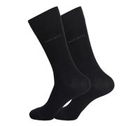 Hugo Boss Herren Socken Strümpfe Business Allround RS Uni 50272214 4 Paar, Farbe:Schwarz;Sockengröße:39-42;Artikel:-001 black