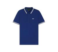 BOSS Poloshirt aus Baumwoll-Piqué mit Kontrast-Logo - Style Paddy, 50469055 Blau S