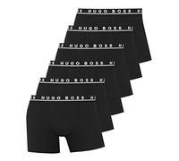 BOSS Hugo Herren Boxershorts Unterhosen Boxer Brief 50325404 6er Pack, L, Black (-001)