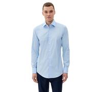 BOSS Hugo Herren Hank Kent Shirt, Blue, Mittel