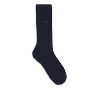 Basicsocken BOSS "Marc RS Uni", Herren, Gr. 39-42, blau (marine), Baumwollmischung, elastisch, Socken, mit eingesticktem Logoschriftzug (90533401-39) marine