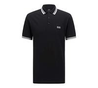 BOSS Hugo Herren Paddy' Polohemd, Black001, M EU