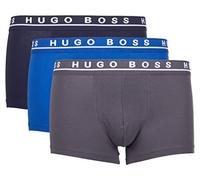 BOSS Hugo Herren Retroshorts Boxer FN Solid, 3er Pack, Einfarbig, Gr. XX-Large, Blau (Open Blue 487)