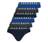 BOSS Hugo Herren Slips Briefs Unterhosen 50325402 6er Pack, Farbe:Blau, Wäschegröße:M, Artikel:-487 Open Blue