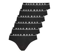 BOSS Hugo Herren Slips Briefs Unterhosen 50325402 6er Pack, Farbe:Schwarz;Wäschegröße:M;Artikel:-001 Black