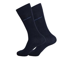 BOSS Hugo Herren Socken Twopack RS Uni 50272214, Gr. 43/46, Blau (Dark Blue 401)