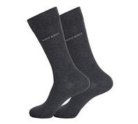 Hugo Boss Herren Socken Strümpfe Business Allround RS Uni 50272214 8 Paar, Farbe:Grau;Sockengröße:43-46;Artikel:-012 charcoal
