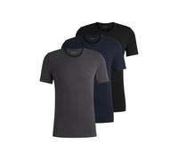 T-Shirt BOSS "Rundhals BOSS ONE", Herren, Gr. M (50), blau (open_blau497), Jersey, Obermaterial: 100% Baumwolle, Basic, Rundhals, Kurzarm eingesetzt normaler Saum, Shirts, mit dezentem BOSS Logo-Print