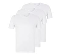 BOSS Hugo Herren T-Shirt Shirt SS RN 3P BM 10111875 02, 3er Pack, Einfarbig, Gr. Large, Weiß (White 100)