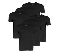 BOSS Hugo Herren T-Shirts Business Shirts V-Neck 50325389 6er Pack, Farbe:Schwarz;Größe:S;Artikel:-001 Black