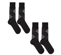 BOSS, HUGO, Herrensocken John Argyle 2er Pack, Black