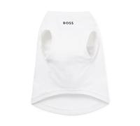 BOSS Hunde-T-Shirt aus merzerisierter Baumwolle mit Kontrast-Logo - Style Dog Graphic T-Shirt, B3SDAT028 Weiß S