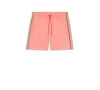 BOSS Badeshorts mit Signature-Streifen und Logo - Style Iconic, 50491594 Pink XL
