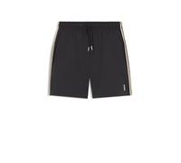 BOSS Badeshorts mit Signature-Streifen und Logo - Style Iconic, 50491594 Dunkelgrau XL