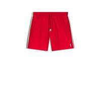 BOSS Badeshorts mit Signature-Streifen und Logo - Style Iconic, 50491594 Rot XL
