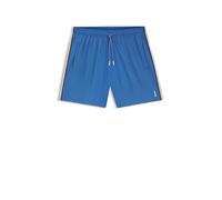 BOSS Badeshorts mit Signature-Streifen und Logo - Style Iconic, 50491594 Blau M