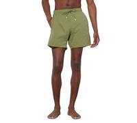 Relaxed Fit Badeshorts mit Label-Print Modell 'Iconic' M men Khaki