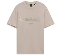BOSS Porsche x BOSS T-Shirt mit glänzendem Artwork - Style TS_PS Icons70 Car, 50569582 Hellbeige S