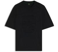 BOSS Porsche x BOSS Signature Edition Strick-T-Shirt - Style KN_PS Icons70Crest T, 50570339 Schwarz S