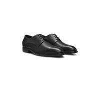 BOSS In Italien gefertigte Derbys aus genarbtem Leder - Style P-Winslow_Dr_buctgr, 50579601 Schwarz 44.5