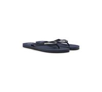 BOSS In Italien gefertigte Flip-Flops mit kontrastfarbenem Logo-Detail - Style Tracy_Thng_rblg_N, 50498208 Dunkelblau 41/42