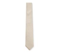 BOSS In Italien gefertigte Krawatte aus Seiden-Jacquard - Style L-TIE CM 7,5 - 223, 50551347 Beige gemustert ONESI