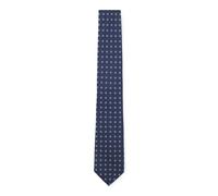BOSS In Italien gefertigte Krawatte aus Seiden-Jacquard - Style L-TIE CM 7,5 - 223, 50551347 Blau gemustert ONESI