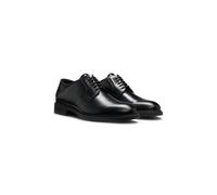 BOSS In Italien gefertigte Leder-Derbys mit Paspel-Details - Style Firstclass_Derb_pl_N, 50499719 Schwarz 45.5
