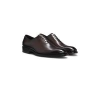 BOSS In Italien gefertigte Oxford-Schuhe aus poliertem Leder - Style Rill_Oxfr_ltp, 50534364 Dunkelbraun 44