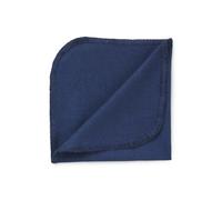 BOSS In Italien gefertigtes Einstecktuch aus melierter Baumwolle - Style L-PK.STICH CM35-254, 50551501 Blau ONESI