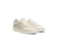 BOSS In Portugal gefertigte Sneakers aus Leder und Veloursleder - Style Brenta_Tenn_ltsdbb, 50573817 Natur 36