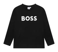 BOSS Kids-Longsleeve aus Baumwolle mit Kontrast-Logo - Style J25P25/84906A, J25P25 Schwarz 102