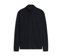 BOSS Jacke aus Baumwoll-Terry mit Logo-Patch - Style Zestart, 50511709 Dunkelblau L