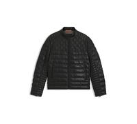 BOSS Jacke aus Nappaleder mit verschiedenen Absteppungen - Style JONN_IN, 50556556 Schwarz 48
