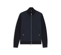 BOSS Jacke aus Wolle mit gesteppter Vorderseite - Style C-Ubon, 50555126 Dunkelblau M