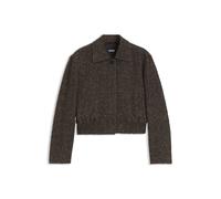 BOSS Jacke im Bomber-Stil aus Fischgrät-Gewebe - Style Jocalenal, 50568206 Dunkelgrau 34